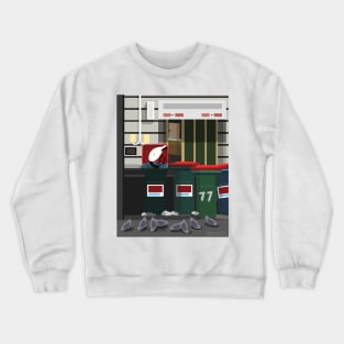 Ibis Bins and Pigeons Kings Cross Sydney Crewneck Sweatshirt